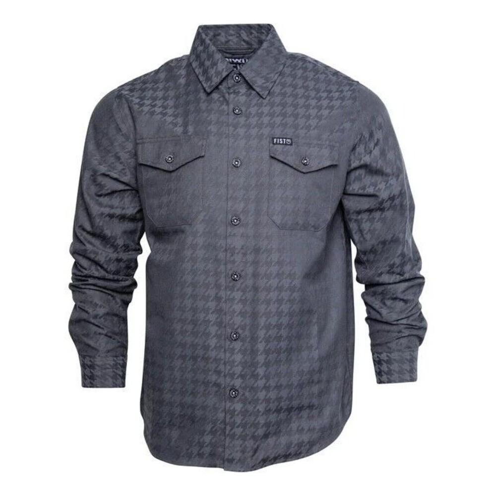 DIXXON Flannel Sz L Fist Handwear 3.0 Houndstooth Brand New In Hand Ships FAST!